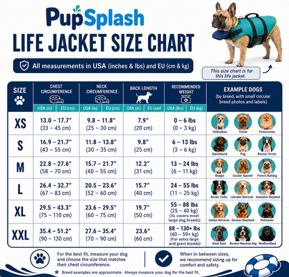 Pupsplash Dog Life Jacket
